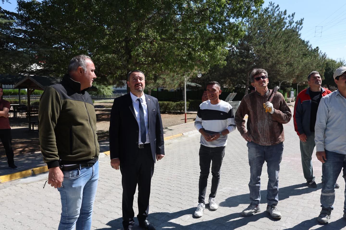 Başkan Öztaş, Hüdai Termal Kaplıcaları’ndaki Çalışmaları Yerinde İnceledi