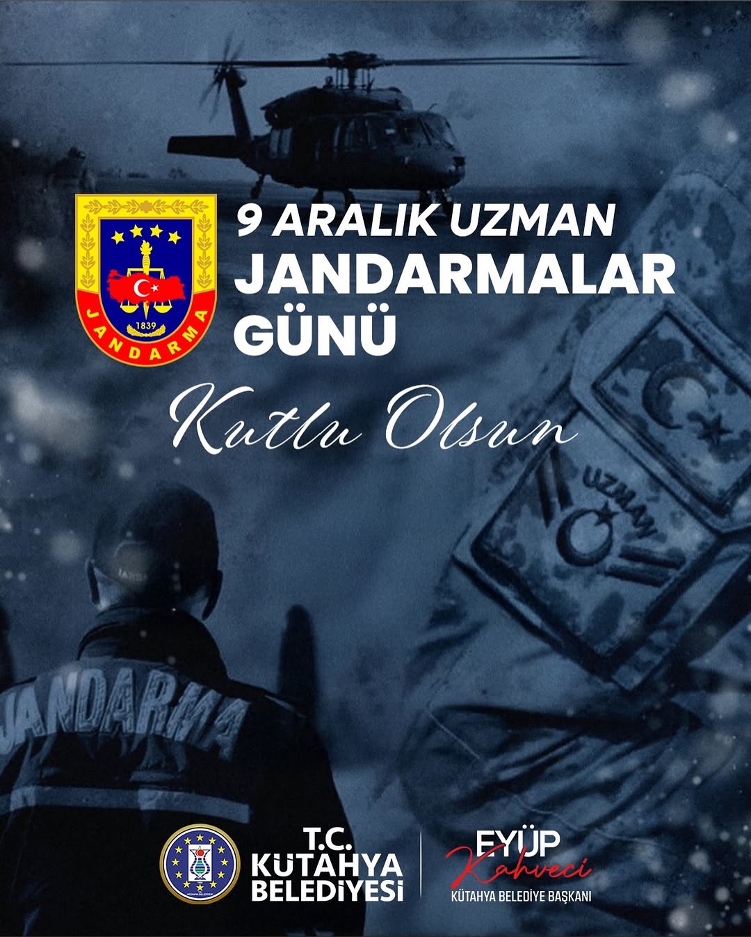 9 Aralık Uzman Jandarmalar Günü Kutlu Olsun