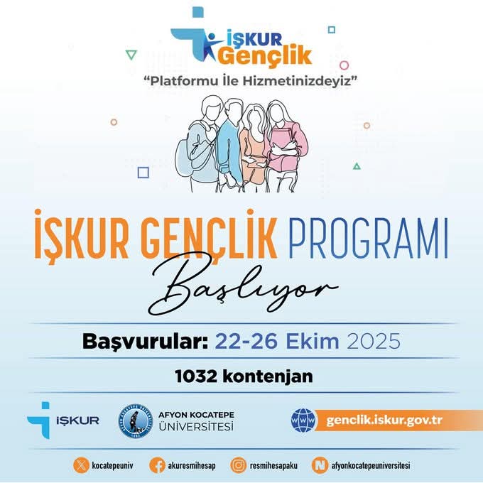 İŞKUR Gençlik Programı Başvuruları Başlıyor