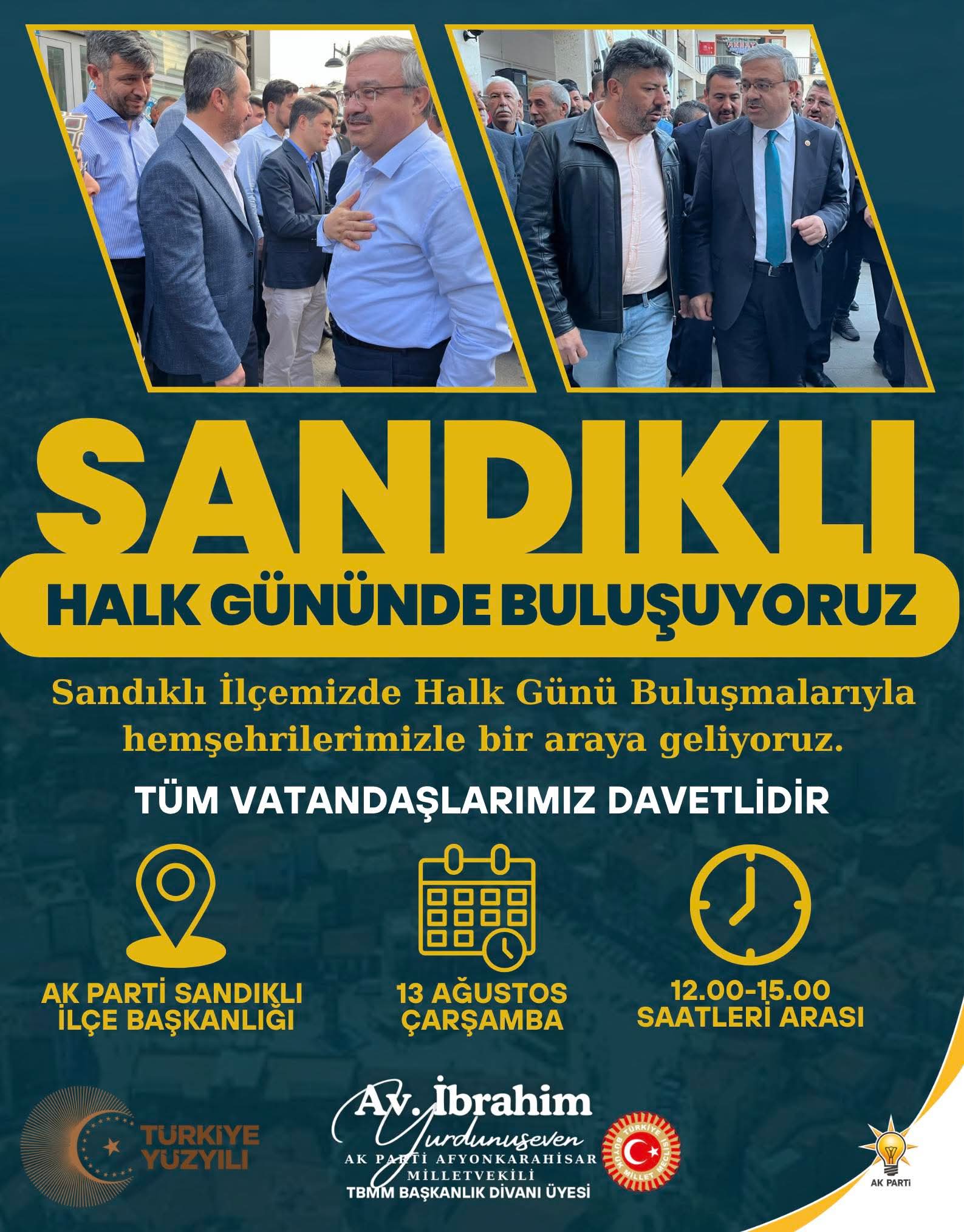 Sandıklı'da Halk Günü Buluşmaları Devam Ediyor