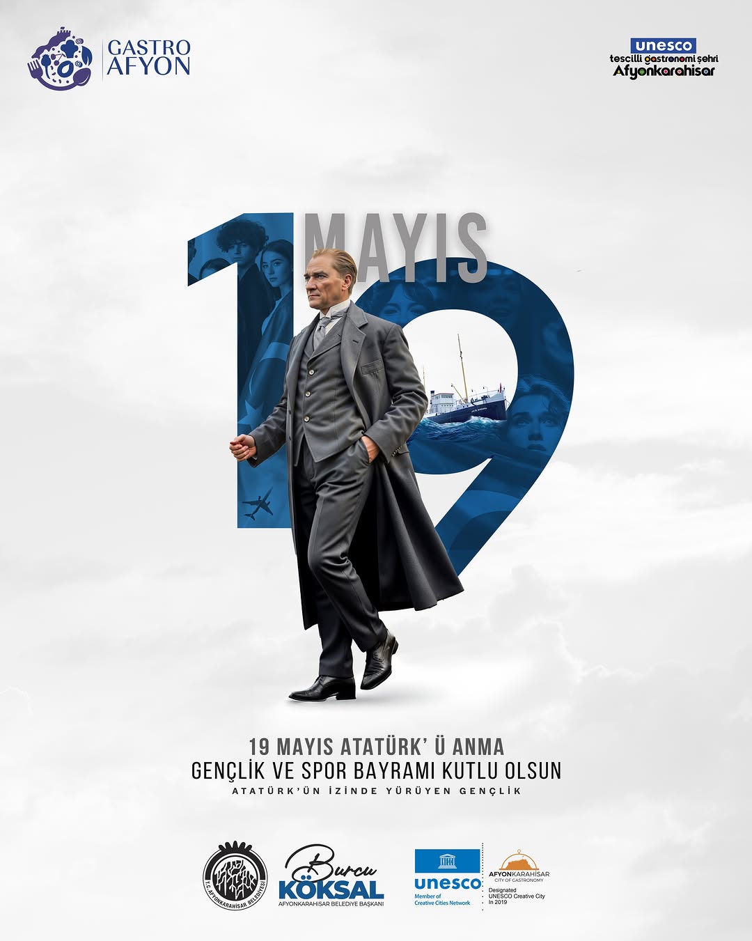 19 Mayıs 1919'da Yakılan Bağımsızlık Meşalesi Gençlerimizin Işığını Aydınlatmaya Devam Ediyor