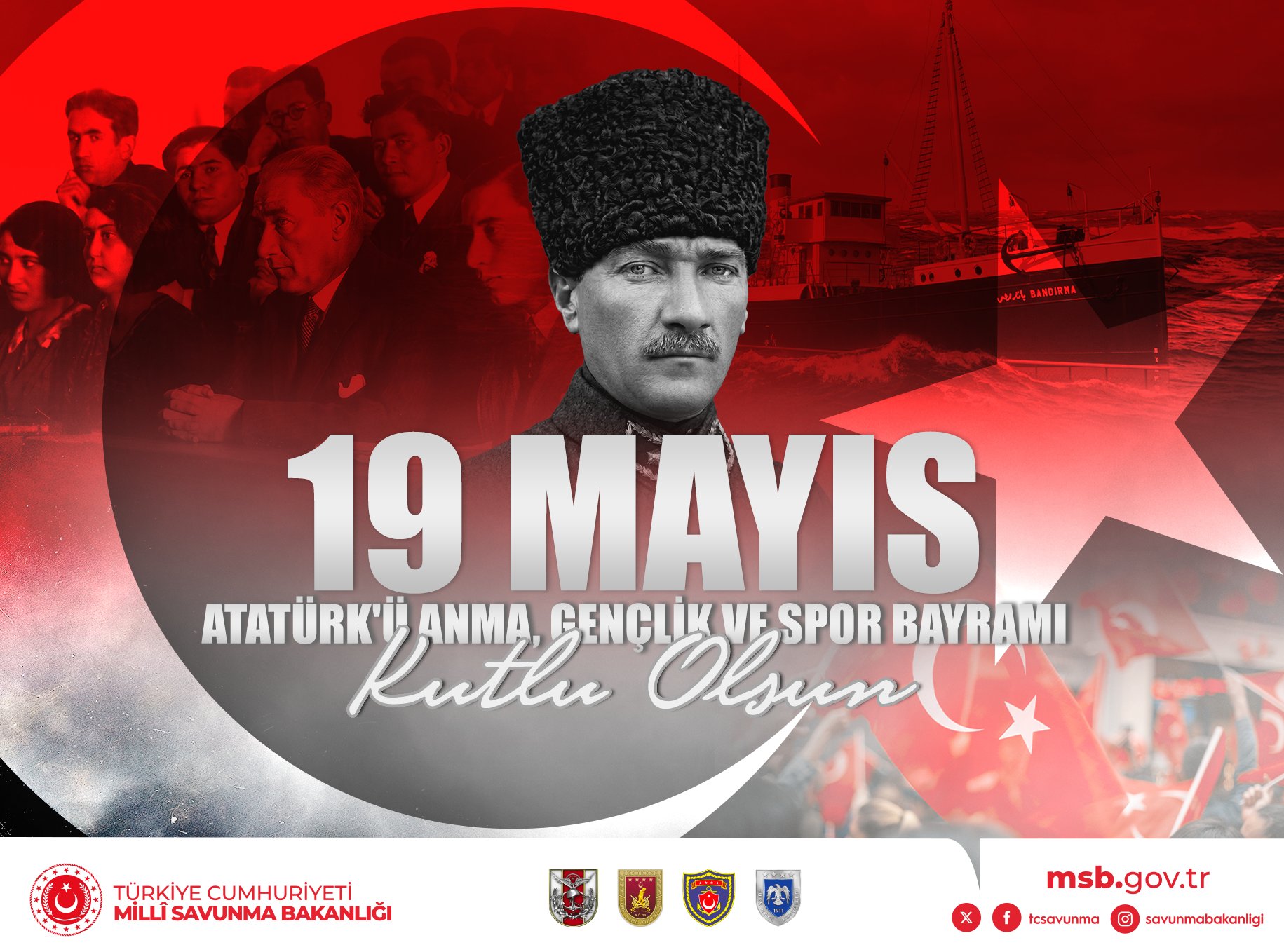 19 Mayıs Atatürk'ü Anma Gençlik ve Spor Bayramı