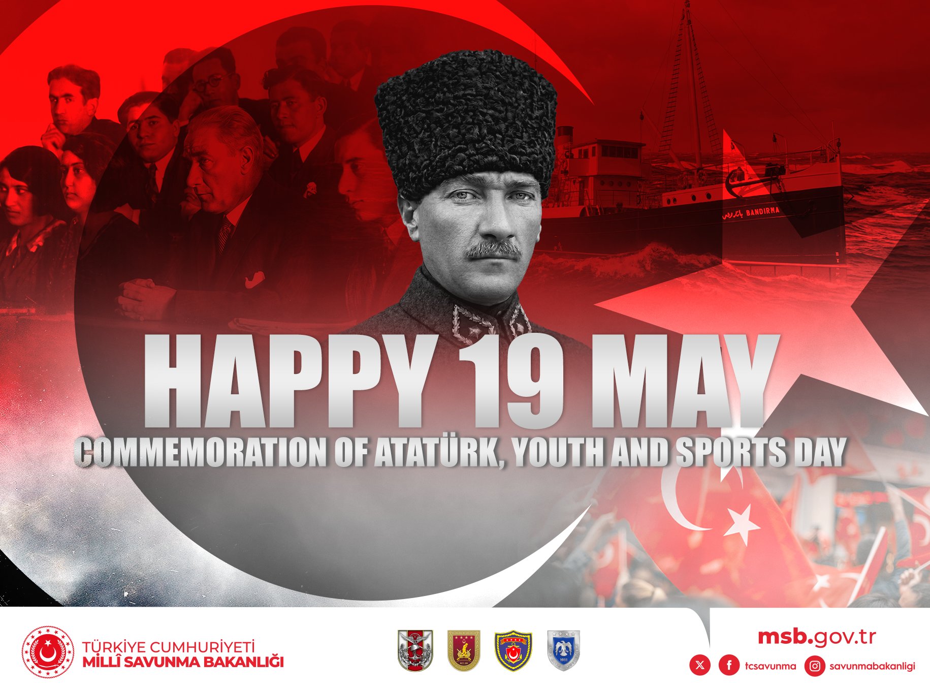 19 Mayıs Atatürk'ü Anma ve Spor Bayramı