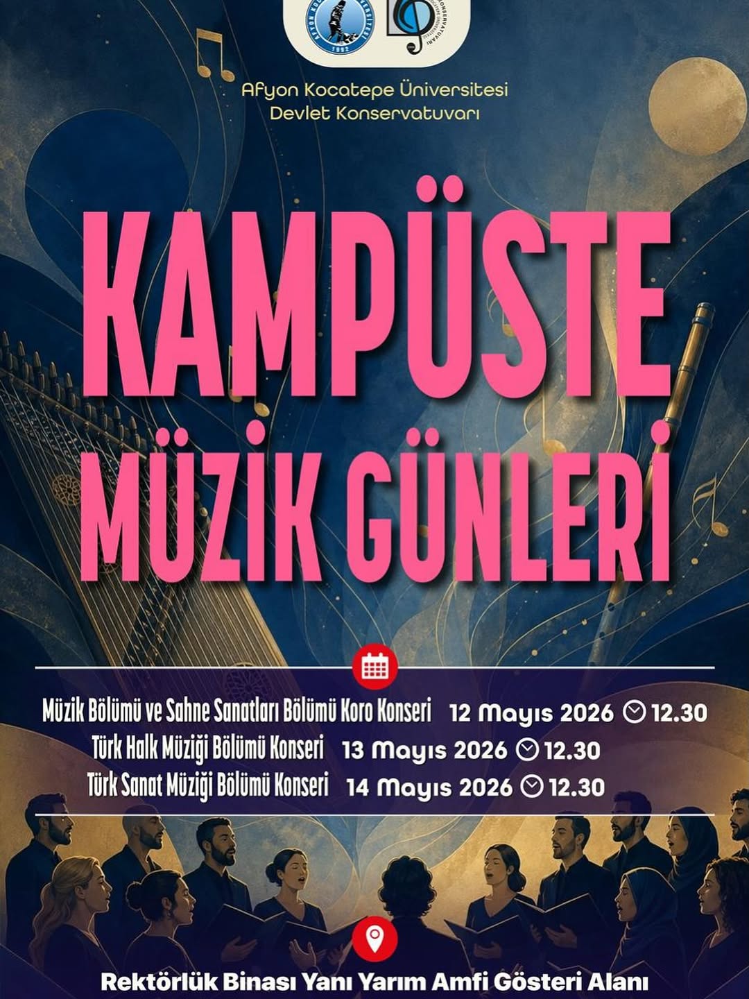 Afyon Kocatepe Üniversitesi'nde Bugün: Kampüste Müzik Günleri