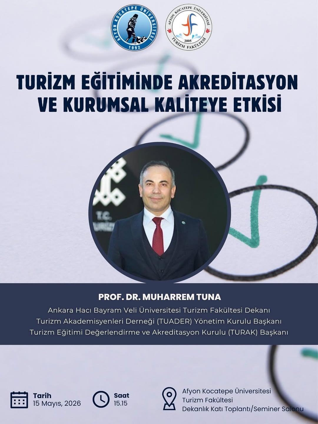 Afyon Kocatepe Üniversitesi'nde Turizm Eğitimi Semineri
