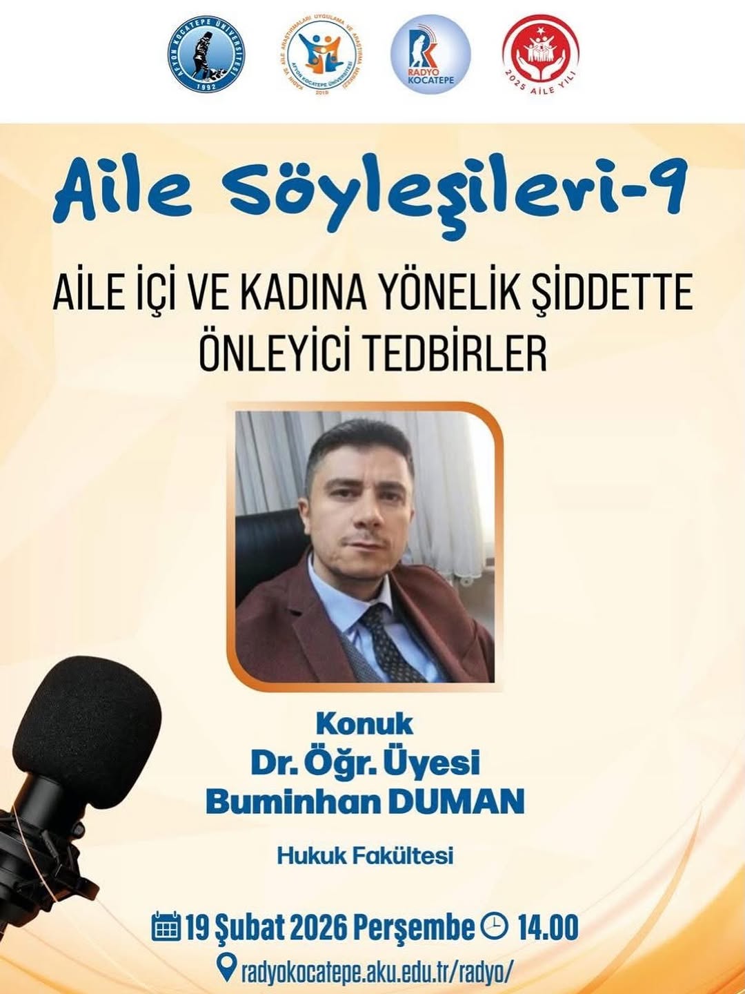 Afyon Kocatepe Üniversitesi'nden Aile Söyleşileri Etkinliği