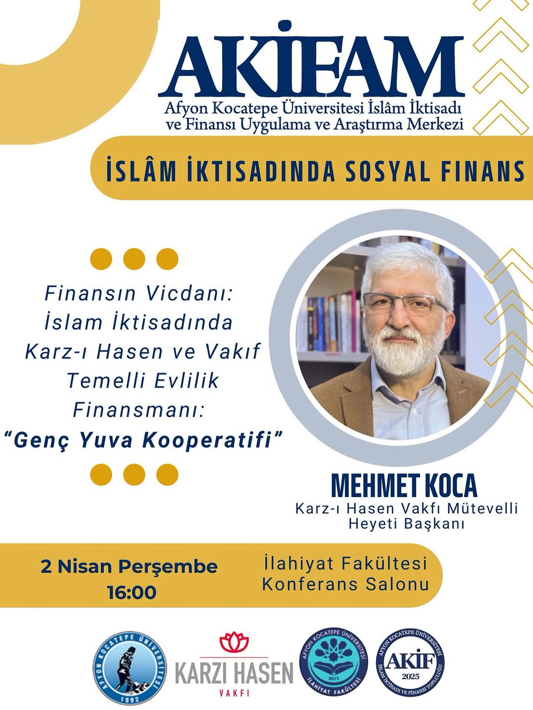 Afyon Kocatepe Üniversitesi'nden İslam İktisadı Konferansı Duyurusu