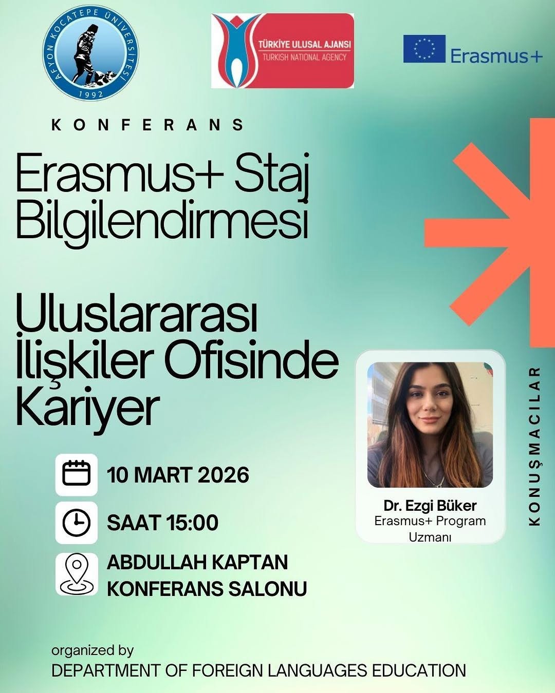Afyon Kocatepe Üniversitesi'nden Kariyer Etkinliği Duyurusu