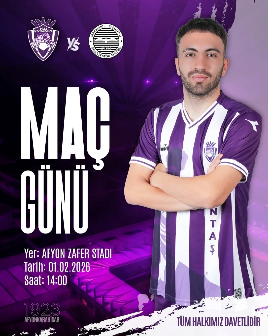 Afyonkarahisar Sk - Marmaris Yat Marin Milas Futbol Kulübü Maçı Bugün