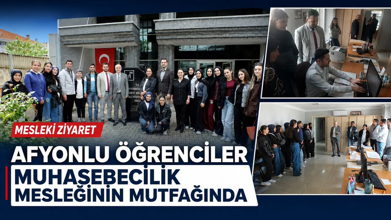 Afyonlu Öğrenciler Muhasebecilik Mesleğinin İçinde