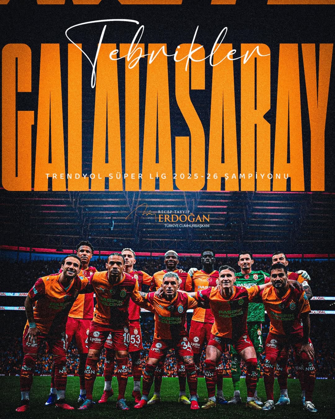 Ak Parti Afyonkarahisar Milletvekili Ali Özkaya, Galatasaray'ı Tebrik Etti