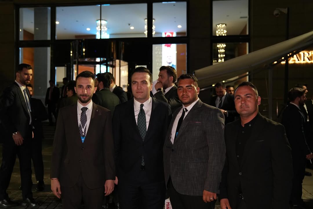Ak Parti Gençlik Kolları Genel Başkanı Yusuf İbiş Ankara Genel Merkez'de