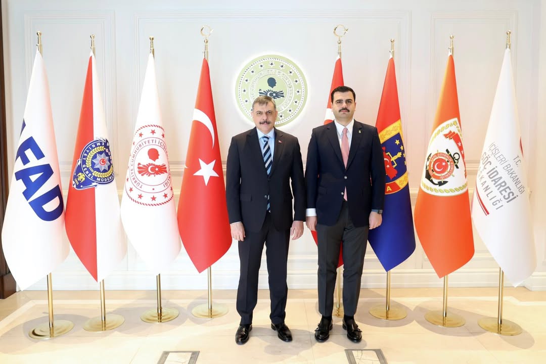 AK Parti Genel Sekreteri Eyyüp Kadir İnan, İçişleri Bakanı Mustafa Çiftçi'yi Ziyaret Etti