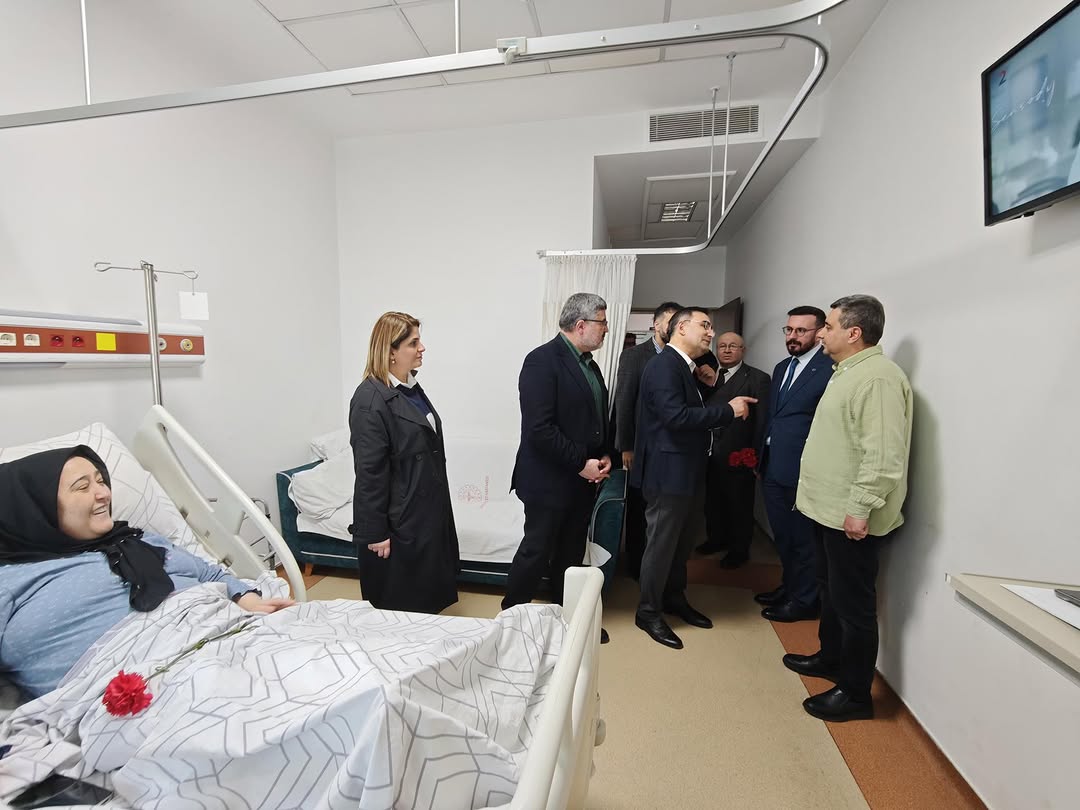 Ak Parti Milletvekili Ali Özkaya'dan Geçmiş Olsun Ziyareti