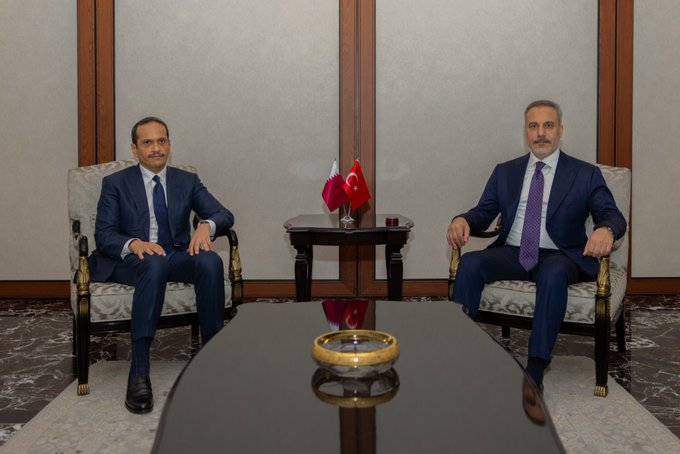 Bakan Fidan, Katar ile Görüştü