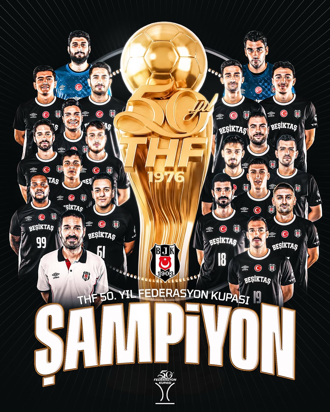 Beşiktaş Hentbol Takımı 50. Yıl Federasyon Kupası'nda Şampiyon Oldu