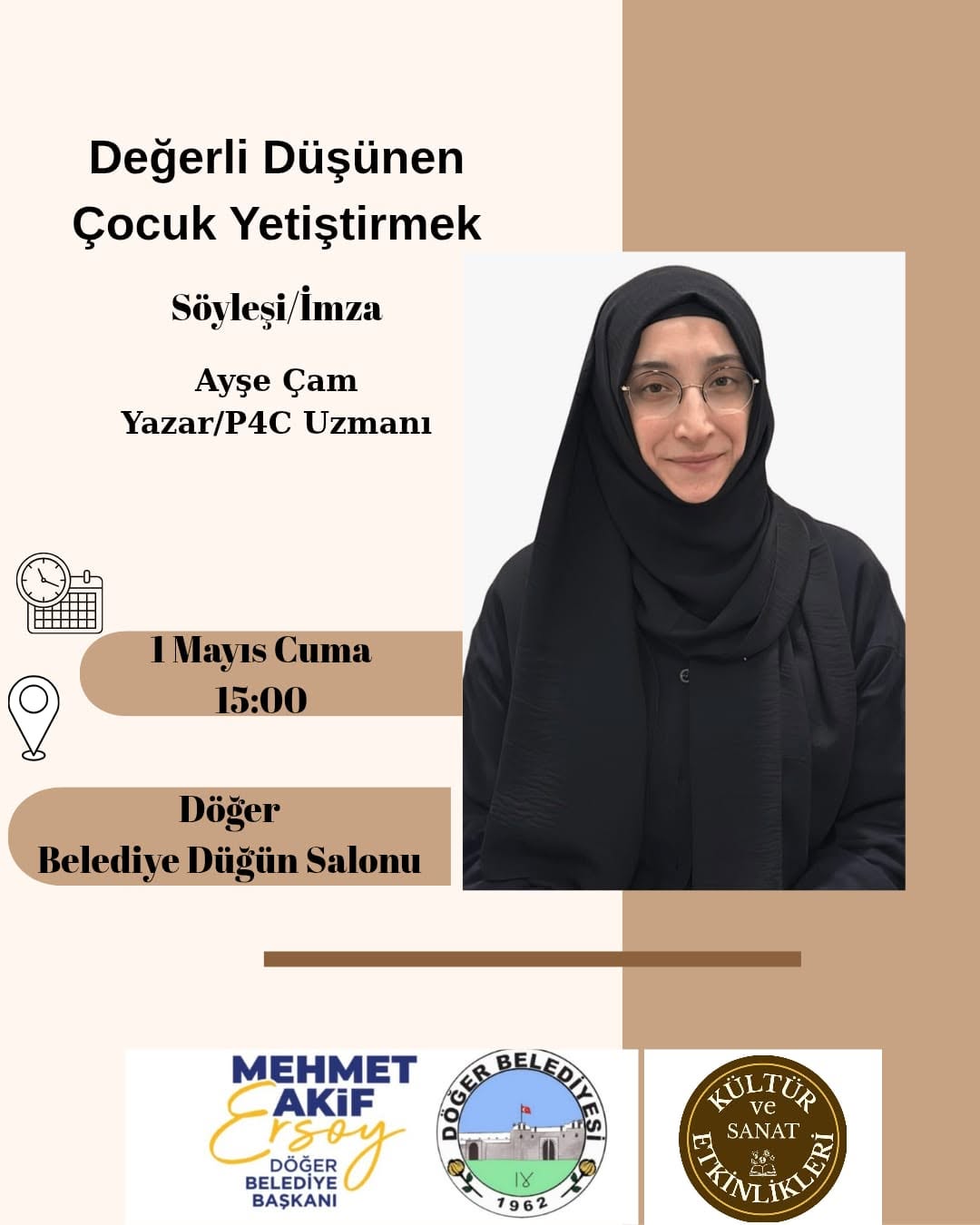 Döğer Belediyesi'nden Özel Etkinlik: Çocuk Yetiştirme Süreci ve Çözüm Yolları