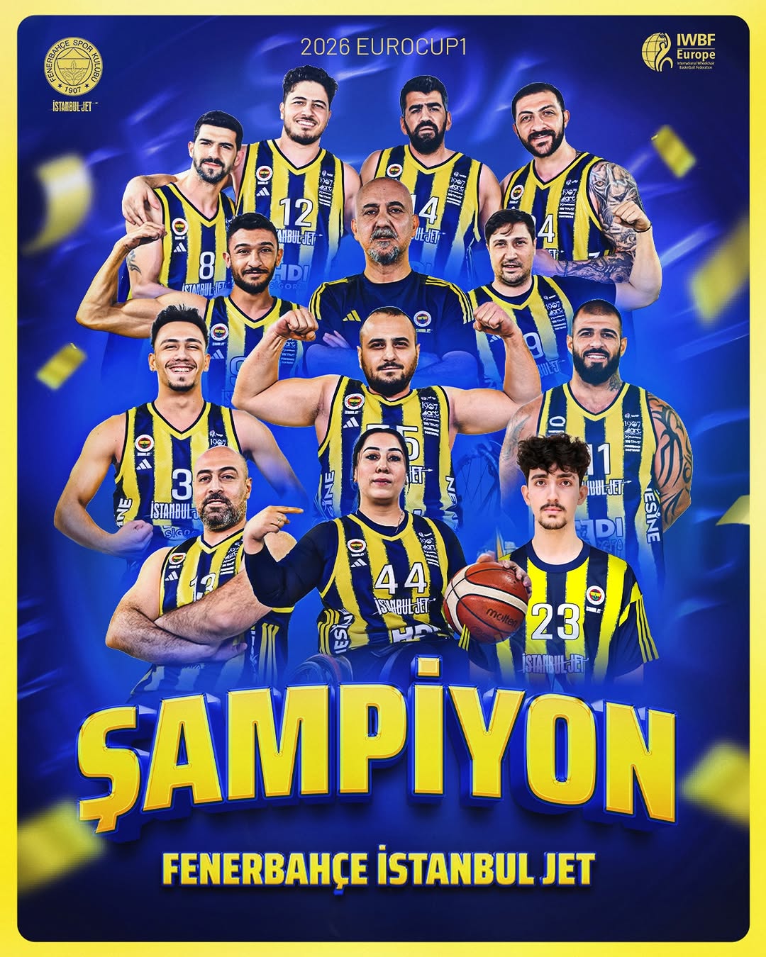 Fenerbahçe İstanbul Jet Eurocup 1 Şampiyonu!