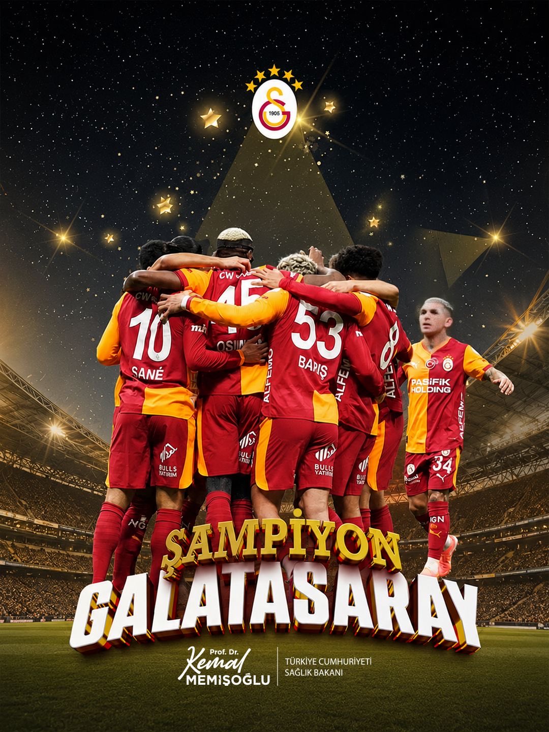 Galatasaray, 2025-2026 sezonunu şampiyon olarak tamamladı