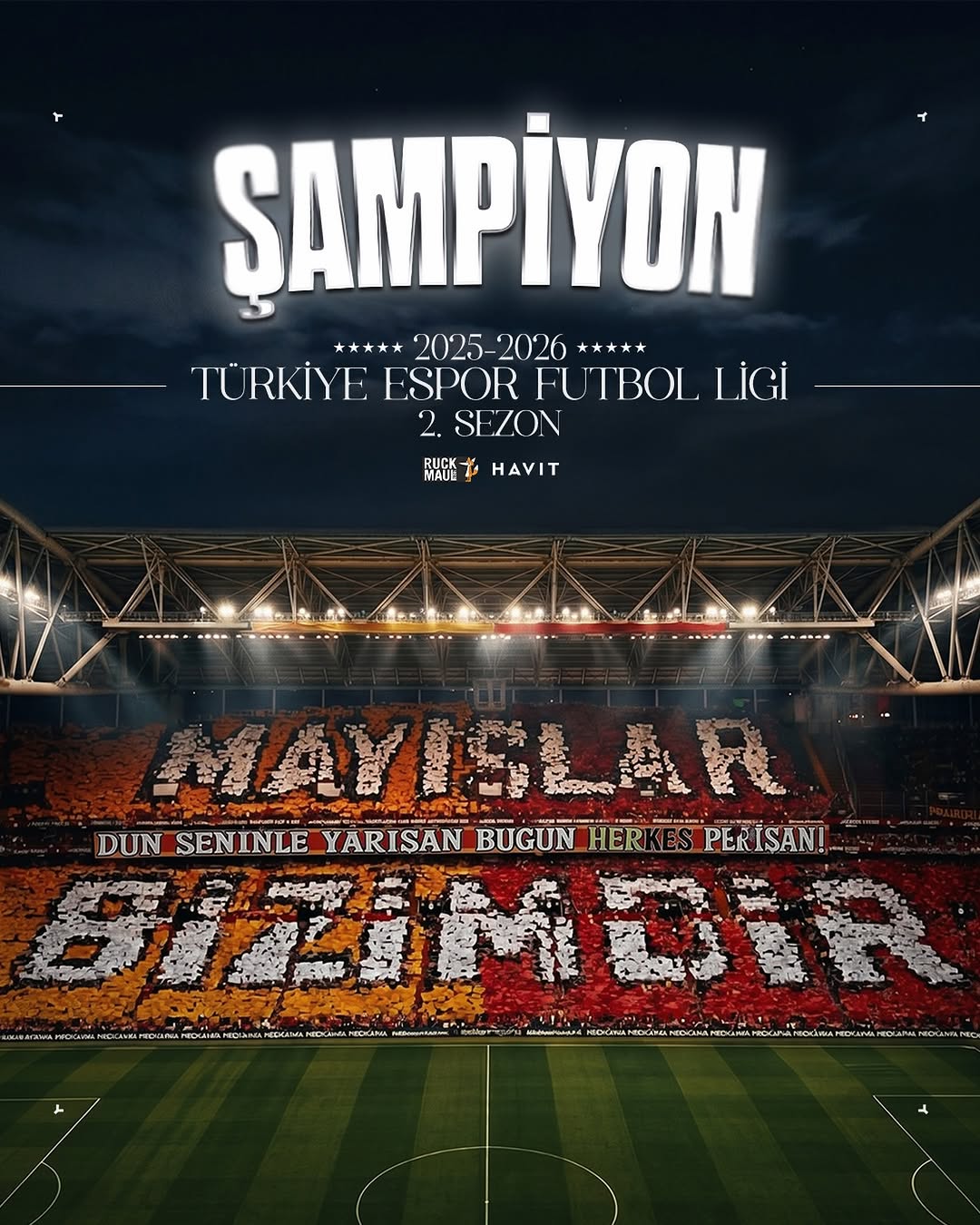 Galatasaray Espor Takımı 2025-2026 Sezonunda Türkiye Espor Futbol Ligi Şampiyonu Oldu