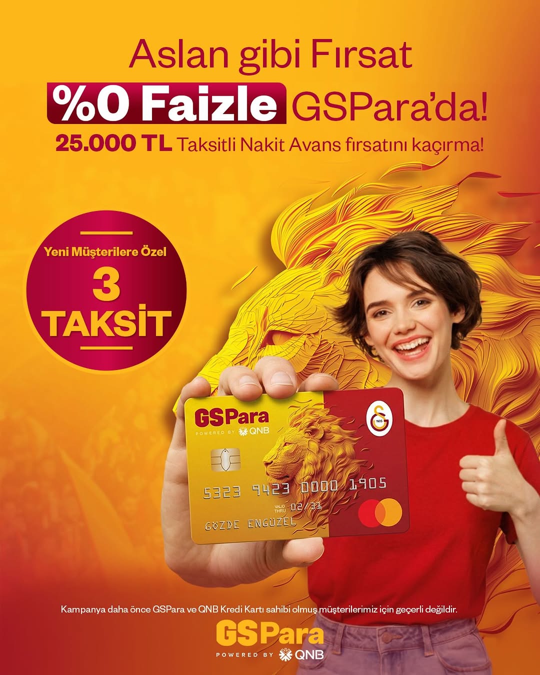 GSPara'dan Yepyeni Bir Fırsat: %0 Faizli 25.000 TL Taksitli Nakit Avans!
