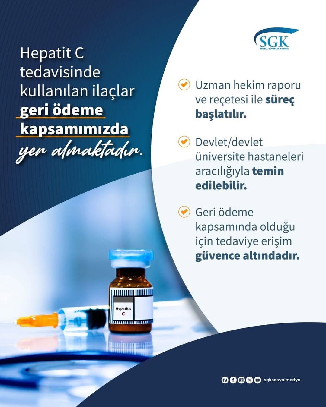 Hepatit C Tedavisinde Geri Ödeme Kapsamında Yer Alan İlaçlar Hakkında Açıklama