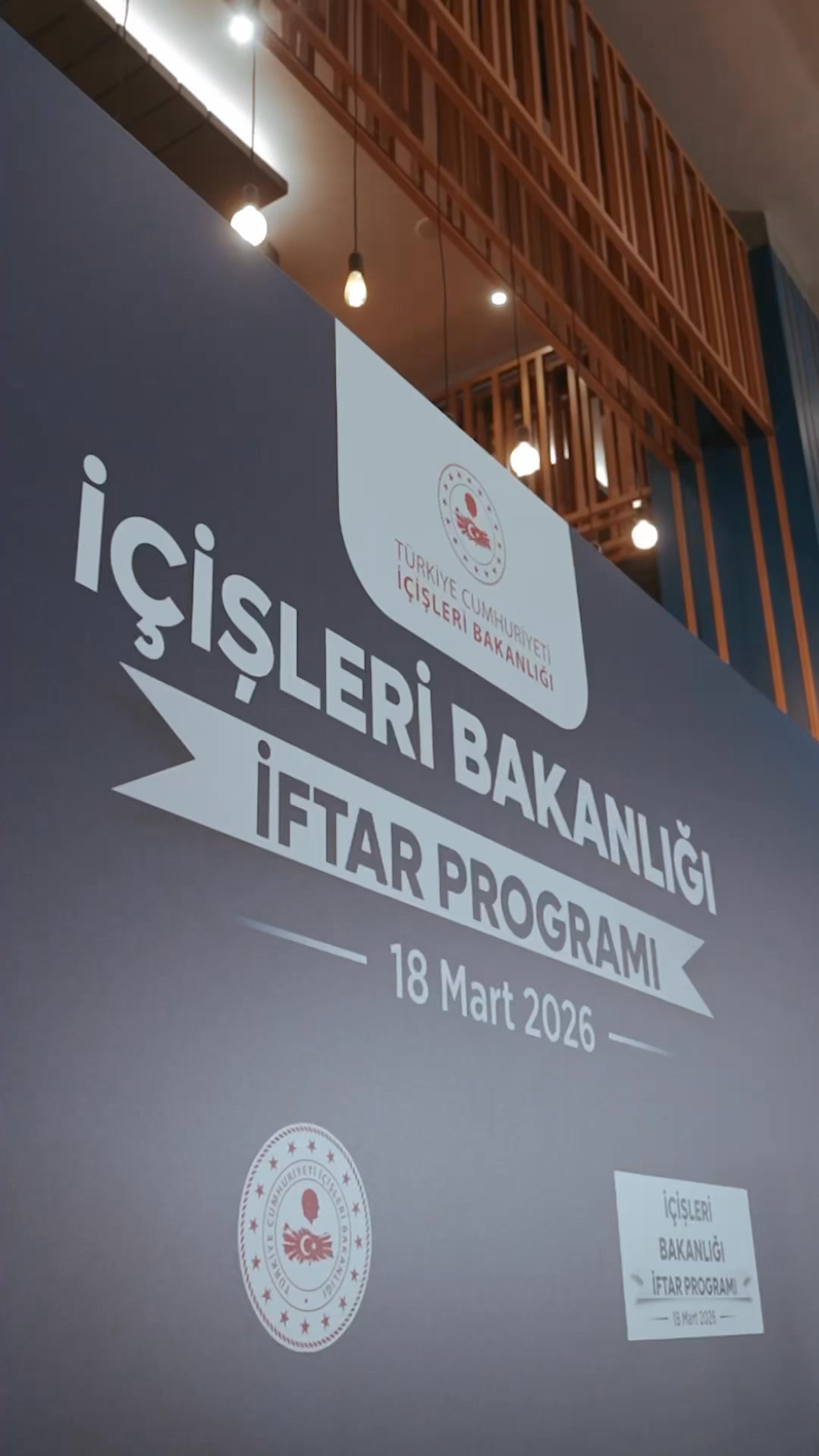 İçişleri Bakanı Mustafa Çiftçi, Bakanlık Personeliyle İftar Programında Bir Araya Geldi