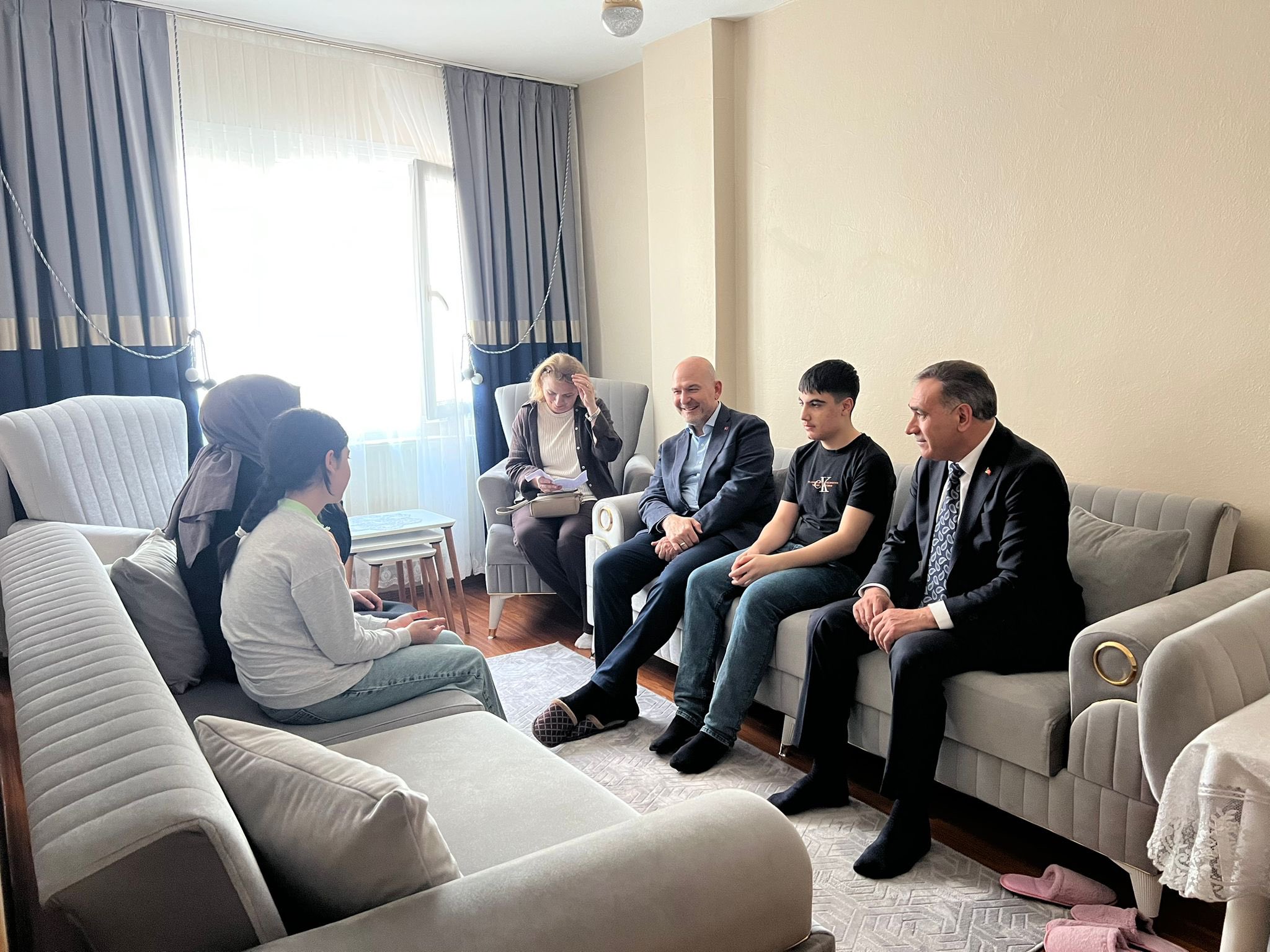 İlçe Başkanı Kamacı, komşularına teşekkür etti