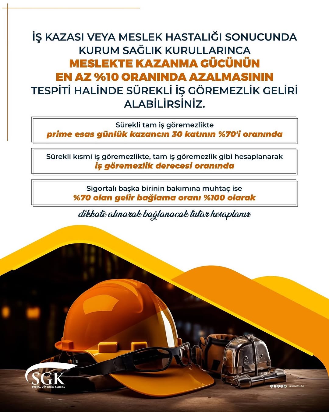 İş Kazası ve Meslek Hastalığı Durumunda SGK Yanınızda