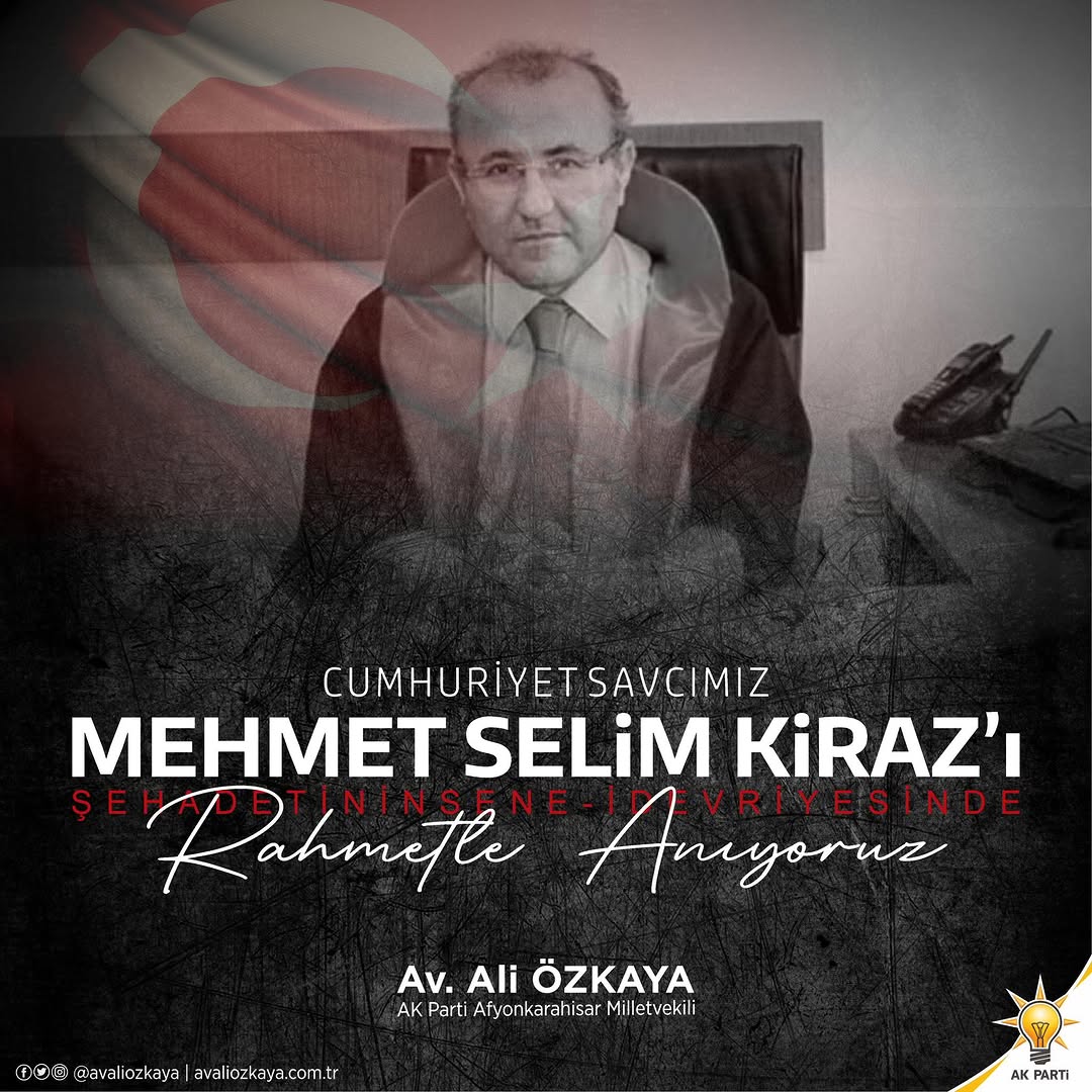 İstanbul Cumhuriyet Savcısı Mehmet Selim Kiraz'ın Şehit Edilişinin Yıl Dönümü