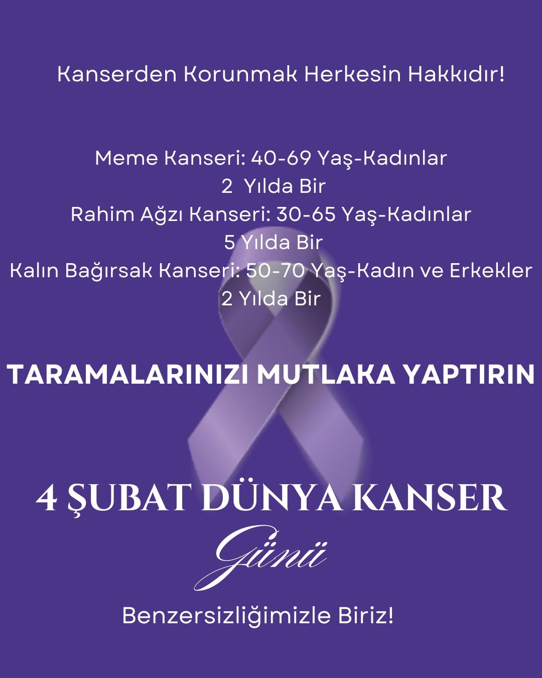 Kanserle Mücadelede Önemli Adımlar: Erken Teşhis ve Koruyucu Sağlık Hizmetleri