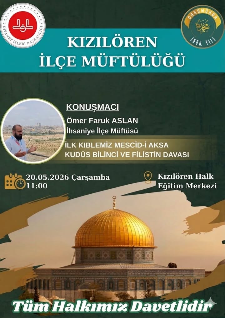 Kızılören Müftülüğü'nden Paylaşım