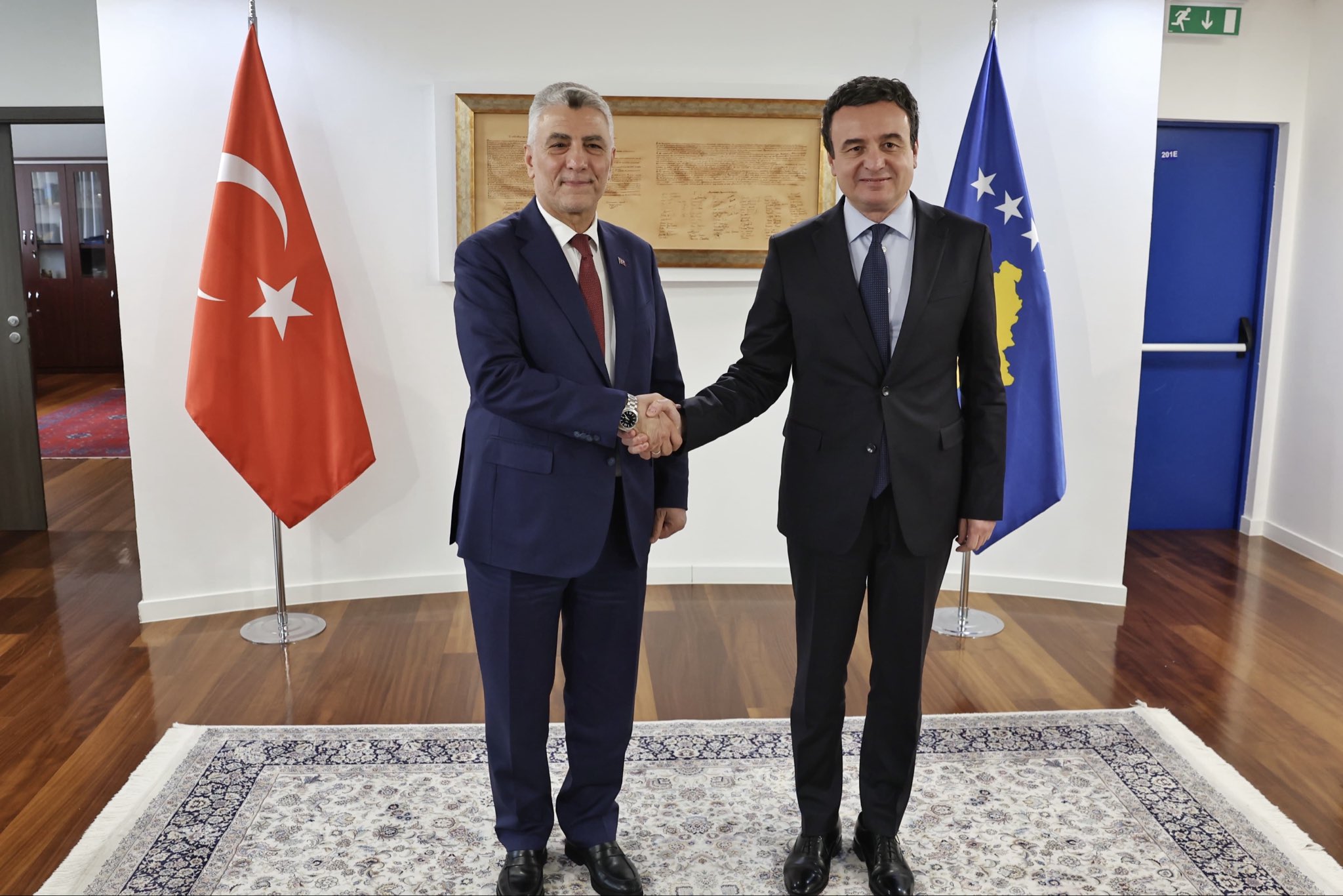 Kosova Başbakanı ile ticaret ve yatırımlar görüşüldü