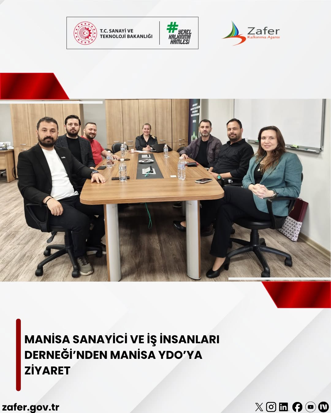 Manisa Sanayici ve İş İnsanları Derneği Üyeleri Manisa Yatırım Destek Ofisini Ziyaret Etti