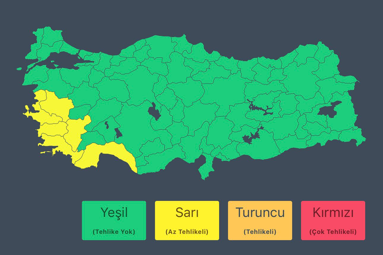 Meteoroloji'den 1 Nisan Uyarısı