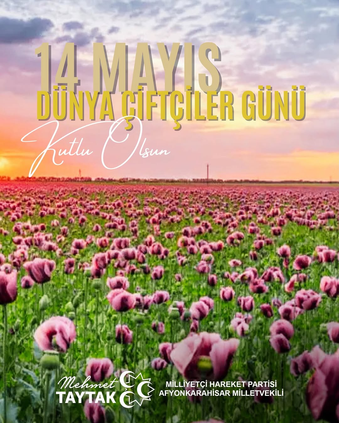 Mhp Afyonkarahisar Milletvekili Mehmet Taytak'tan Çiftçiler Günü Mesajı