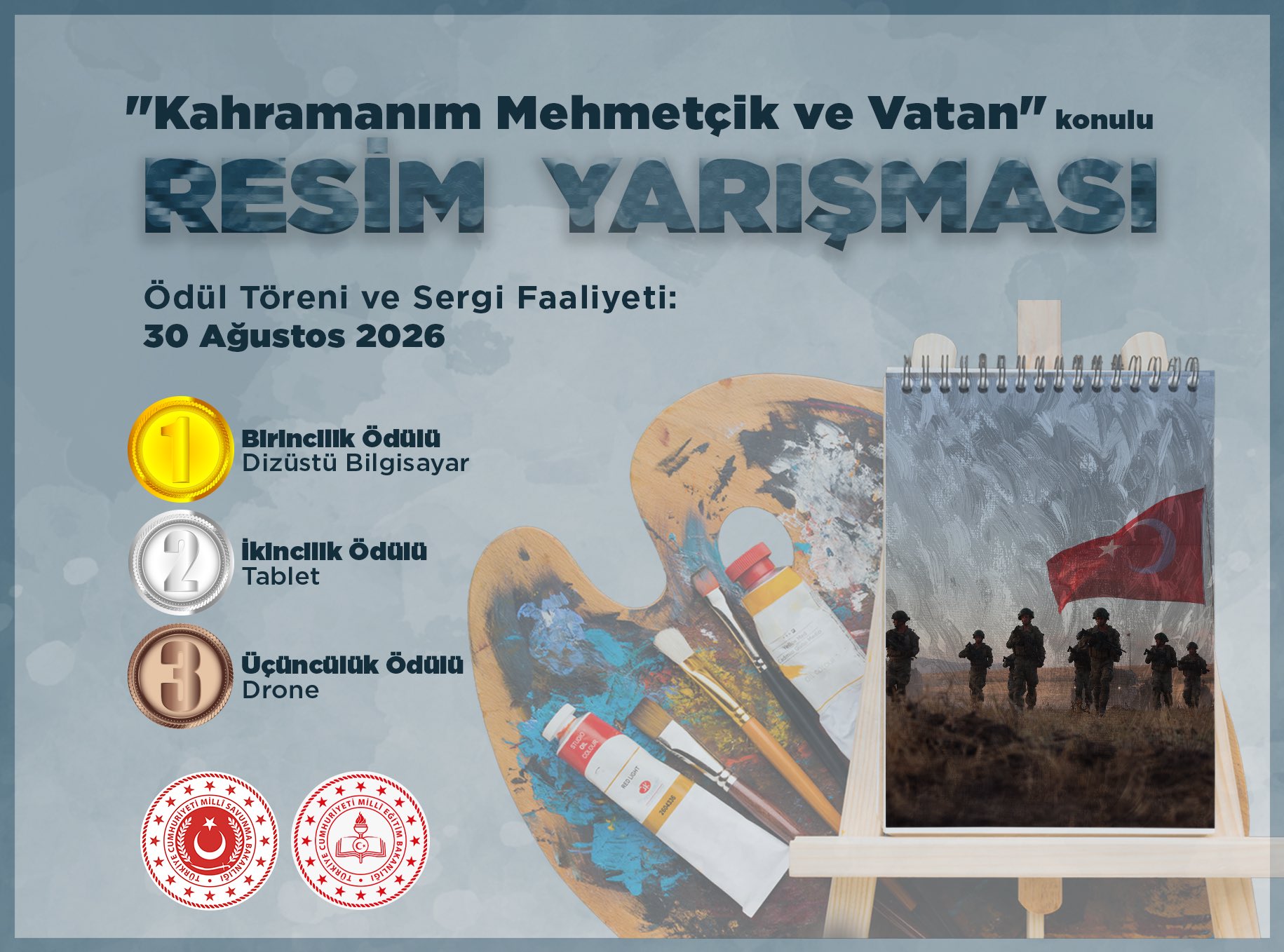Resim yarışması ile Mehmetçik'e sevgi ifade edilecek
