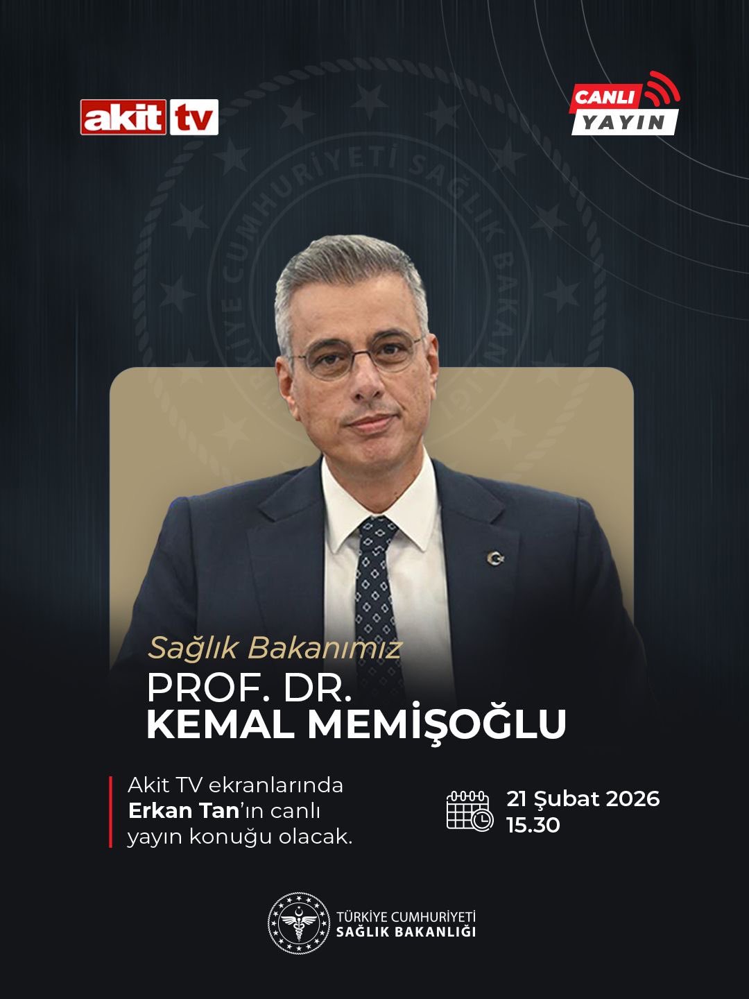 Sağlık Bakanı Akit TV'de