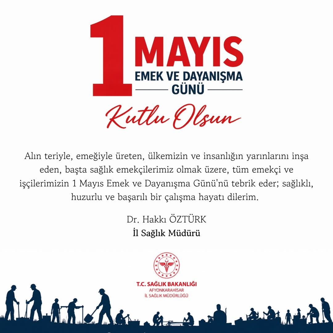 Sağlık Emekçileri ve Tüm İşçiler 1 Mayıs Emek ve Dayanışma Günü'nü Kutladı
