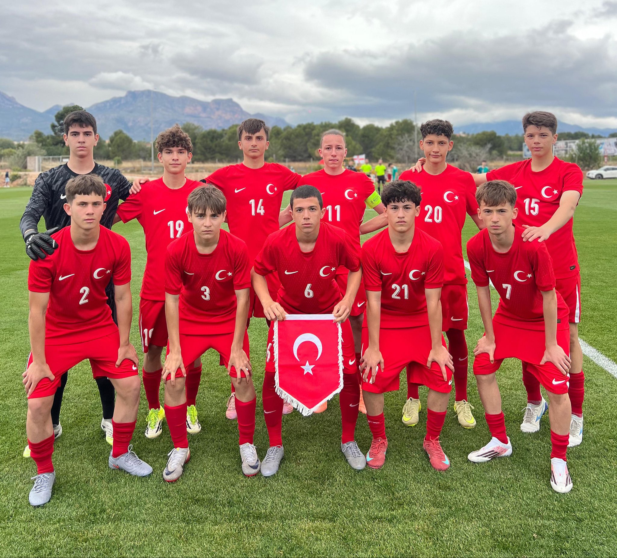 U14 Milli Takımın maçı kötü hava nedeniyle iptal edildi