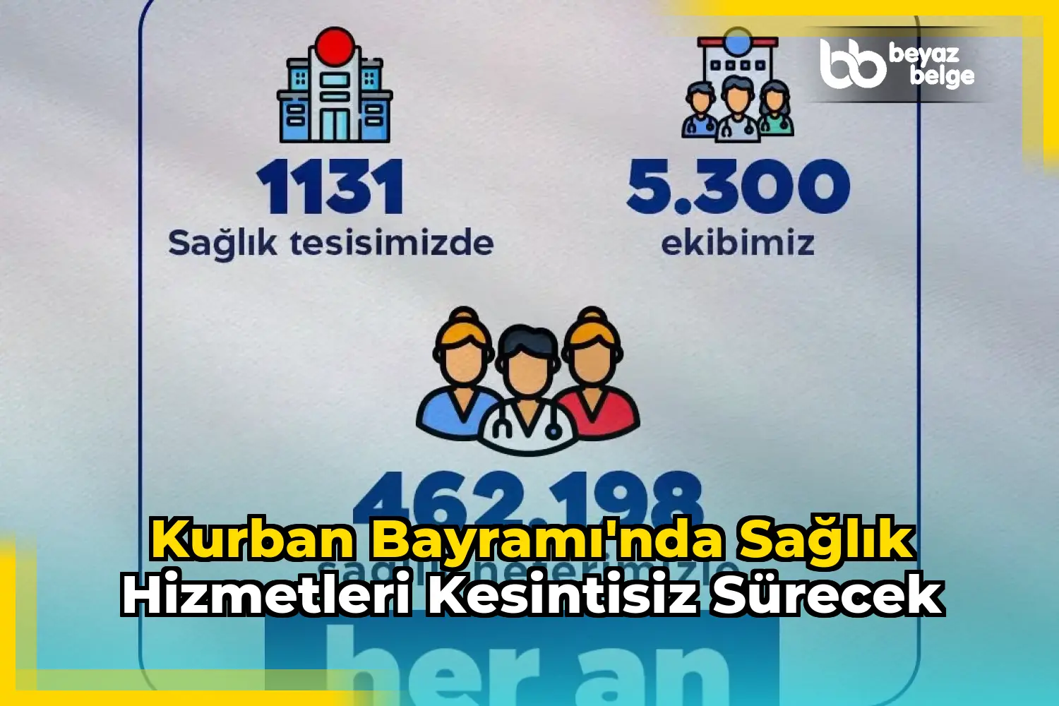 Kurban Bayramı'nda sağlık hizmetleri kesintisiz sürecek