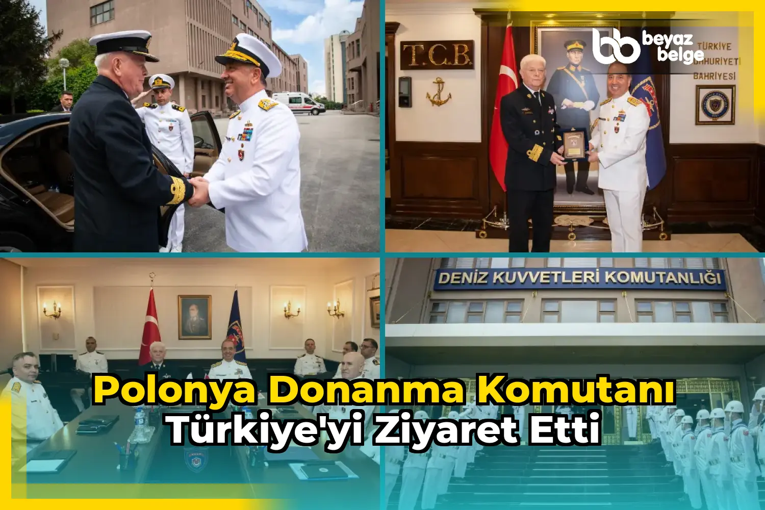 Polonya Donanma Komutanı Türkiye'yi Ziyaret Etti