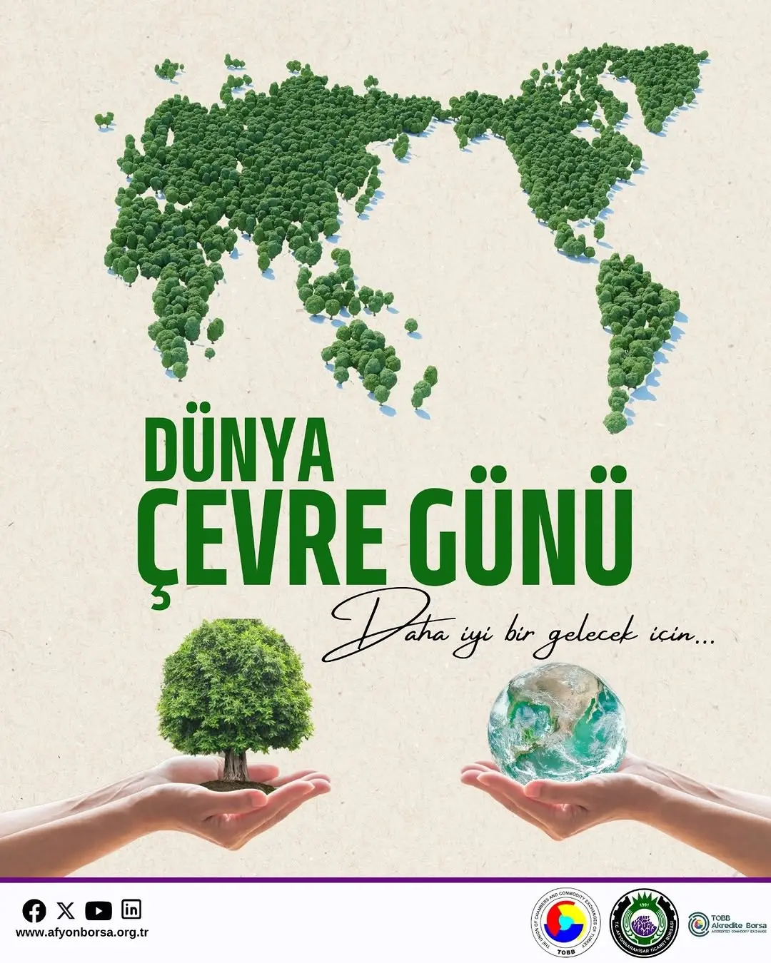 5 Haziran Dünya Çevre Günü'nü Kutlayan Afyonkarahisar Ticaret Borsası