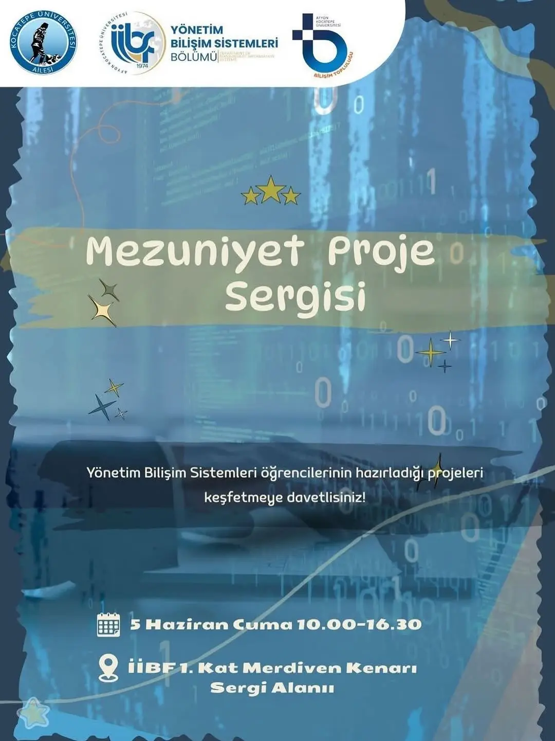 Afyon Kocatepe Üniversitesi Yönetim Bilişim Sistemleri Bölümü Mezuniyet Proje Sergisi