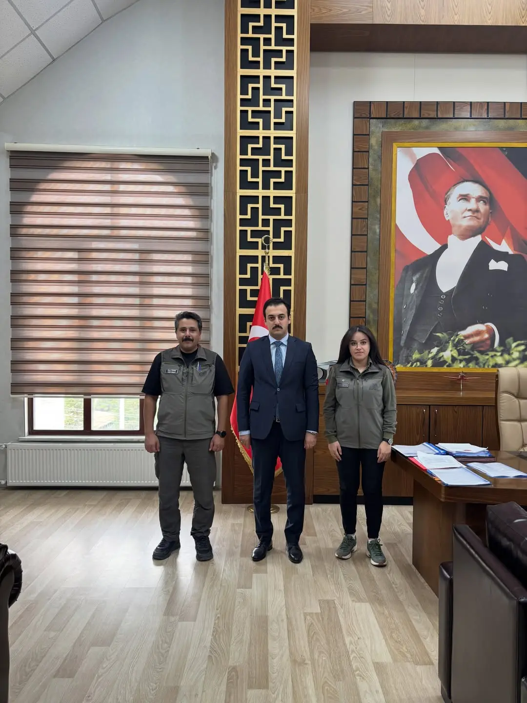 Afyonkarahisar 5. Bölge Doğa Koruma ve Milli Parklar Müdürü ve Şefi Kaymakamı Ziyaret Etti