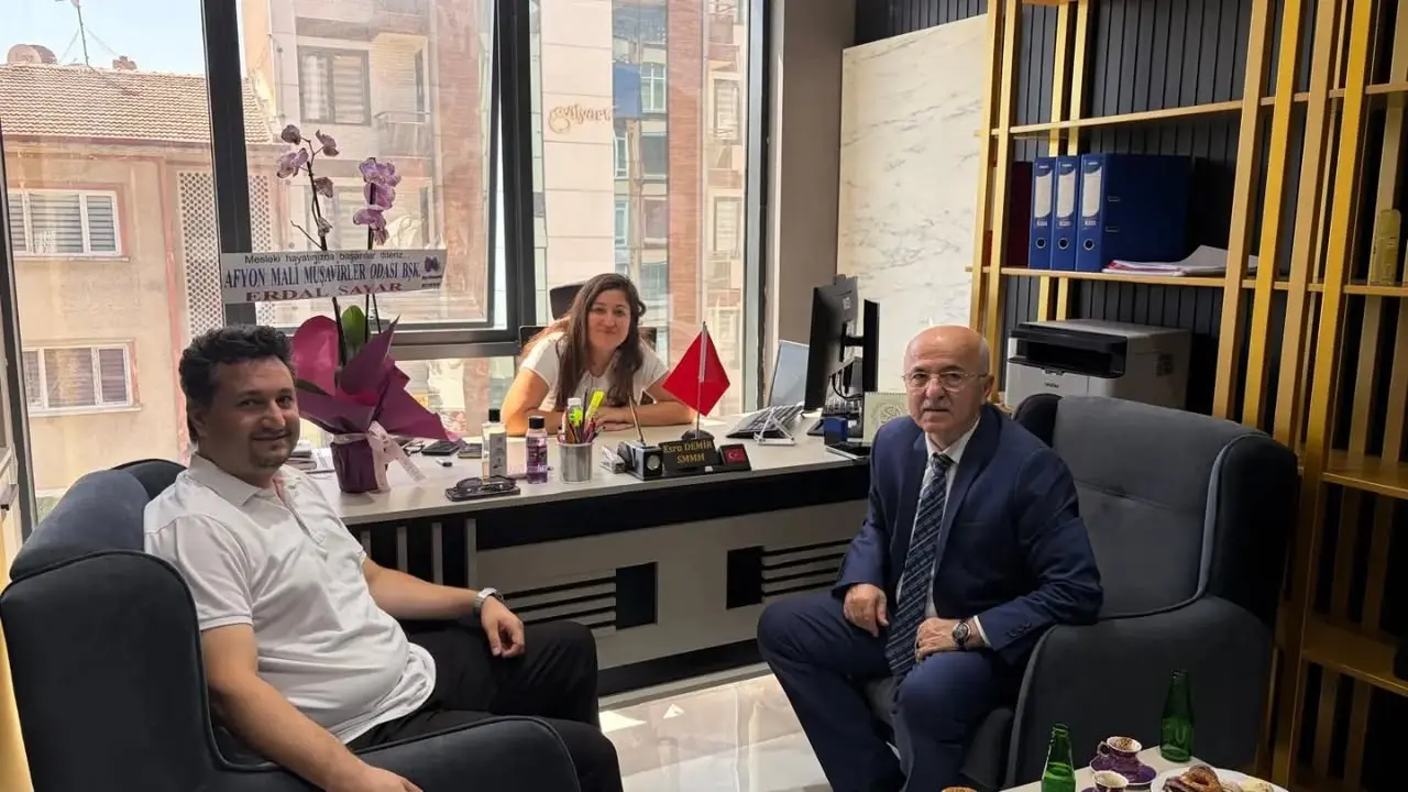 Afyonkarahisar Mali Müşavirler Odası'nın Yeni Büro Açılışı Ziyareti