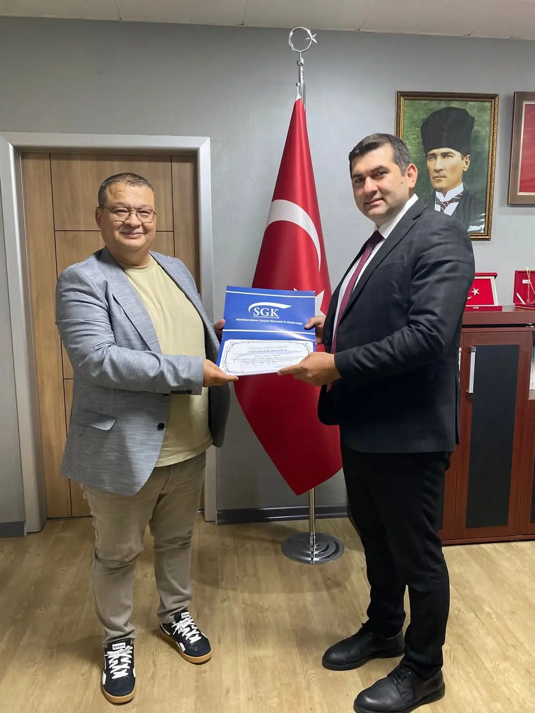Afyonkarahisar Sgk İl Müdürlüğü'nden Emekliye Teşekkür