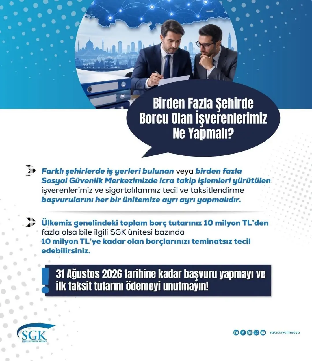 Afyonkarahisar SGK İl Müdürlüğü'nden Önemli Duyuru: Tecil ve Taksitlendirme Başvuruları Hakkında Bilgilendirme