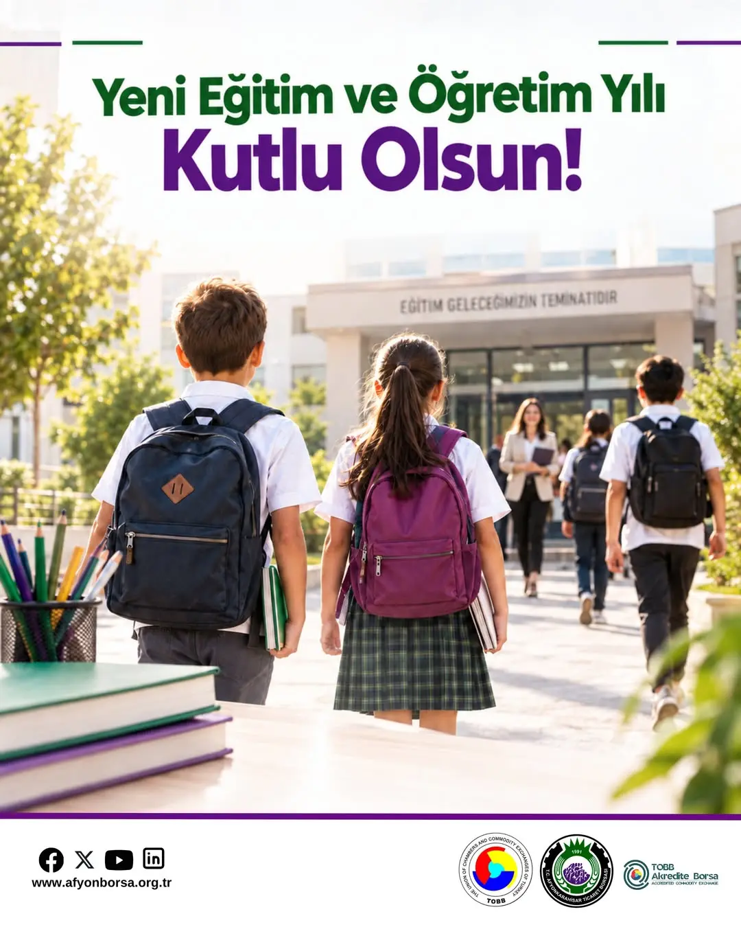 Afyonkarahisar Ticaret Borsası'ndan Eğitim-Öğretim Yılı Mesajı