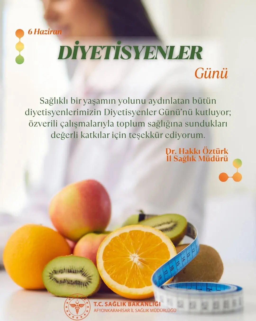 Diyetisyenler Günü Kutlaması Afyonkarahisar İl Sağlık Müdürlüğü'nden